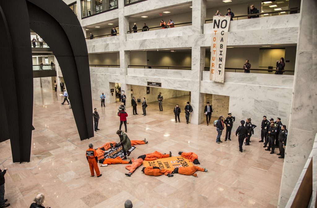 Witness Against Torture at the Hart Building, 2017