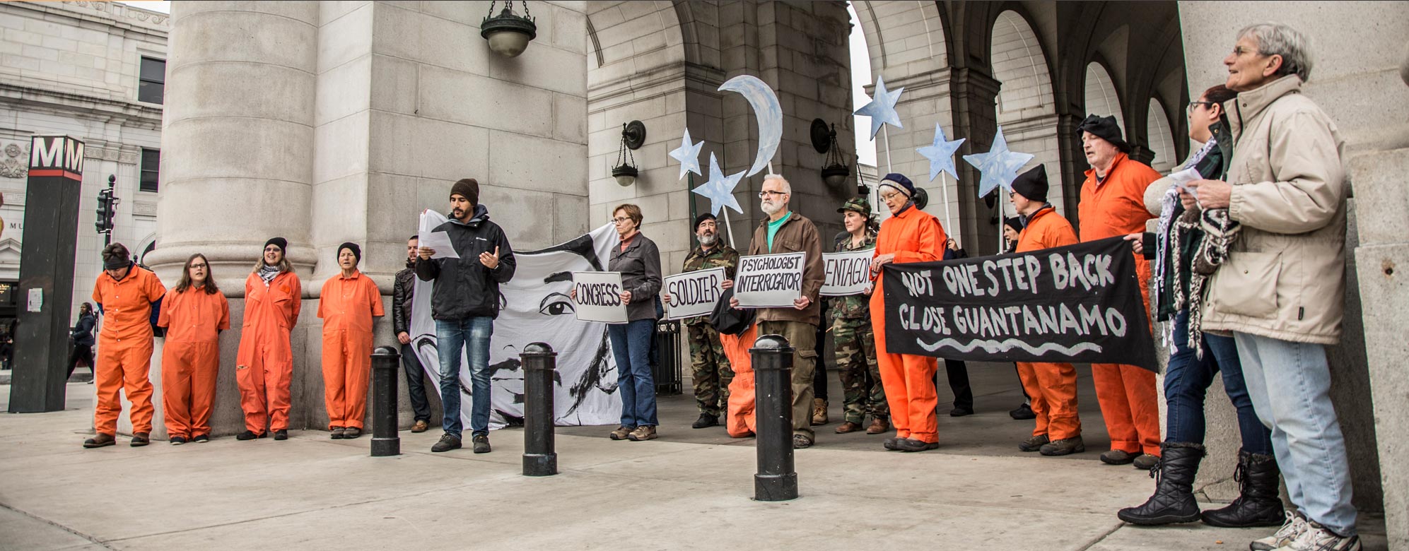 Witness Against Torture at Union Station, Washington DC
