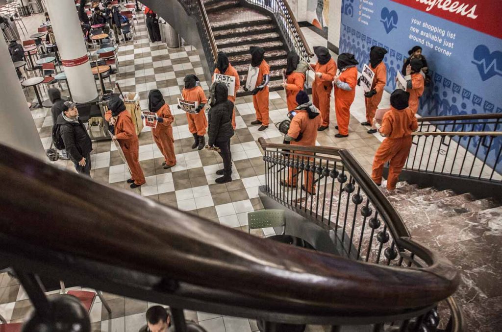 Witness Against Torture in Washington DC at Union Station